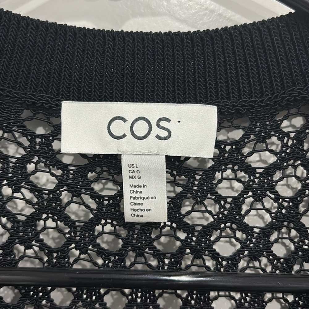 COS Open Knit Tank Top & Asymmetrical Skirt SET sz L - Picture 7 of 13